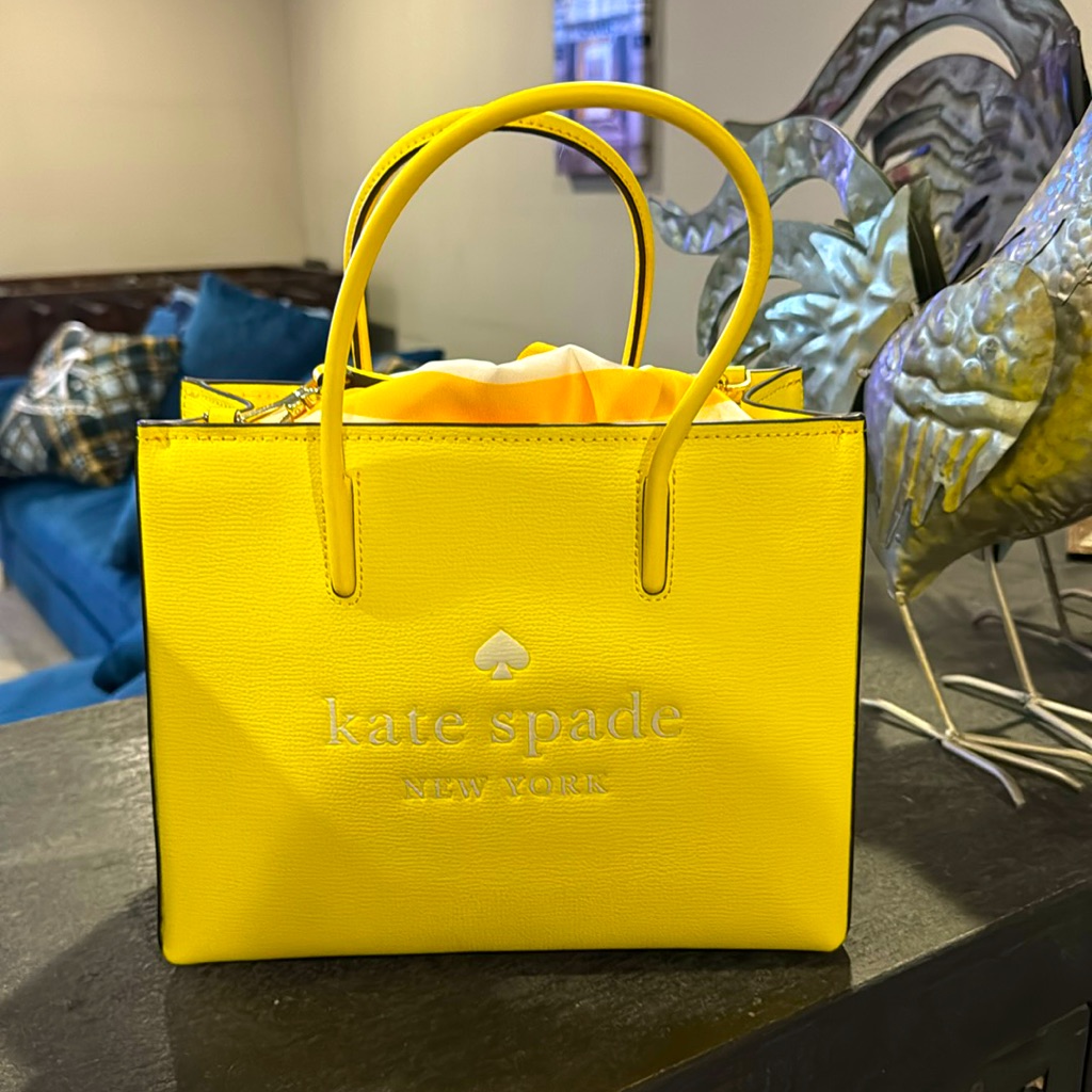 Kate Spade Yellow Small Tote Bag! New With Tags!